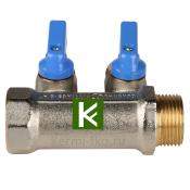 Коллектор никелированный STOUT SMB 6201 341202